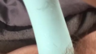 Pussy play with vibrator