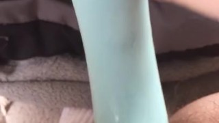 Pussy play with vibrator