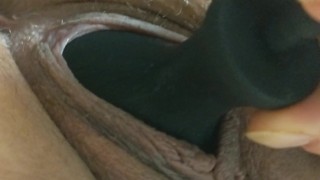 Tied Knot in pussy stretching pussy balloon in pussy