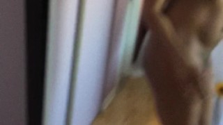 Dancing naked & touching myself, thinking about the good sex we had...