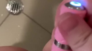 Orgasm in the shower