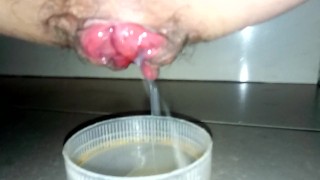 10 loads overflowing out of my asshole