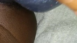 So horny before bed, I had to squirt quietly with parents next door