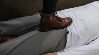Goddess JMACC - No mercy under my boots - Final Part - Cumshot (Trailer)