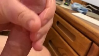 Slow motion cum shot