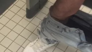 Long uncut dick public voyeur