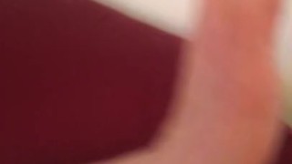 Morning jerkoff cum explosion