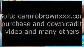 View from under cum shot on my leg - Camilo Brown