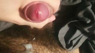 Can't hold my nut, edging accident on my hairy body