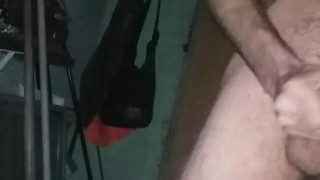 Cold in public. Shaky leg orgasm. Big dick loud moaning mature tattooed guy