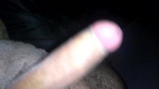 Jerking big dick