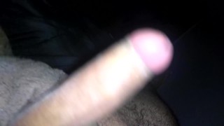 Jerking big dick