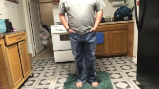 Casual Pee in my Jeans in the Kitchen