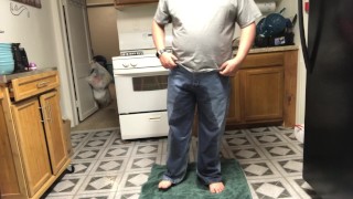 Casual Pee in my Jeans in the Kitchen