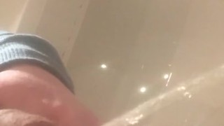 Teen big cock pissing