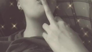 Sexy sucking on fingers