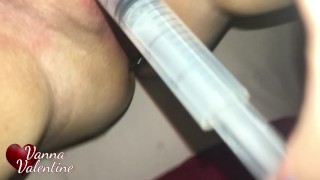 18 Year Old Teen Suctioning And Enlarging Clit While Plugged