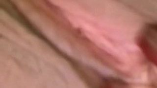 Some wet pussy play.