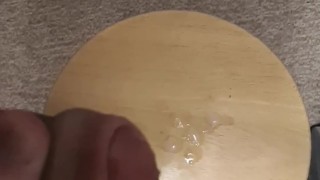 Young Uncut Cock Jerking Off To Cum Shot!