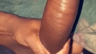 hard black cock cum eruption
