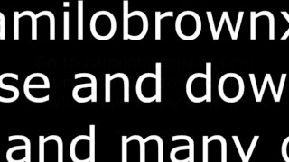 Jerking off and eating my own cum - Camilo Brown