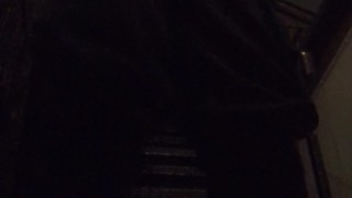 JERKING OFF in the STREET Corner