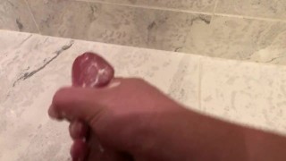 Soapy masturbation