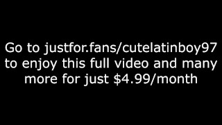 Jerking off POV and eating my own cum - Camilo Brown