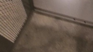 Army guy cums in locker room