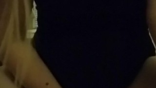 Taking a Thick Black Dildo in my Ass