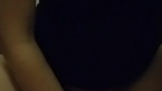 Taking a Thick Black Dildo in my Ass