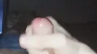 Masturbating