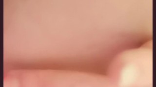 Teasing my pussy , imagining cock in my ass