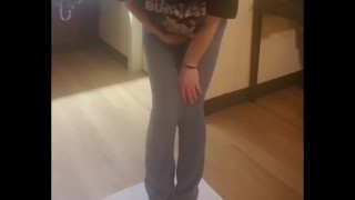 Pee Desperation and Jeans Wetting