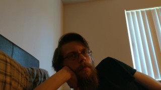 I lay down in bed with you while you masturbate then I get up and leave