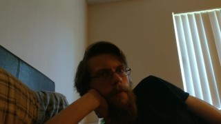 I lay down in bed with you while you masturbate then I get up and leave