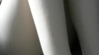 Sexy girl spied on by roommate