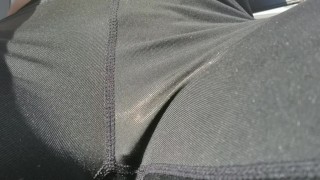 Playing with myself outside