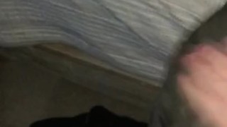 Big Booty Wife Shakes Ass and Licks Cum