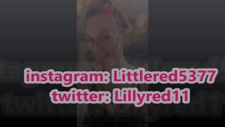 Little Red cums on webcam faster than ever!