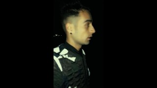 Cum walk ( till face absorbs facial cumshot ) night version public
