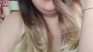 Smoking close up in bra