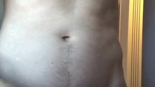 Shower masturbation with cumshot