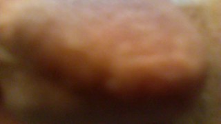 Playing With My Penis Close Up View