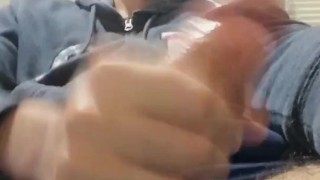 Jerking off in my sport pants and eating my cum - Camilo Brown