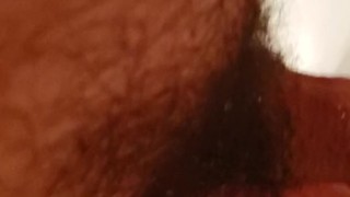 Playing in the tub while she sucks my cock