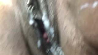 Creamy Wet Juicy Black Pierced Pussy Dripping In Desperation Fat Ebony Ass