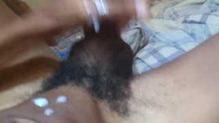 Morning wood cumshot