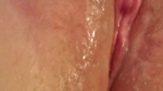 Playing with my dildo while I'm bored