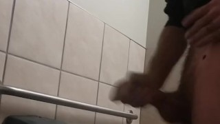 Don't care if I get caught. Hot tattooed guy gets caught at public library.